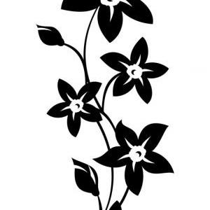 Wall Decal Bloom Flower Vinyl, Sticker Floral By..