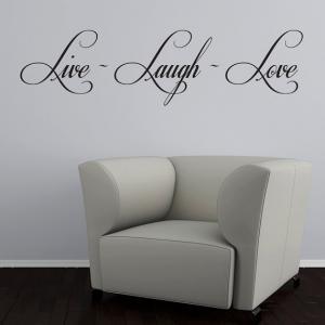 Live Laugh Love wall decals art mur..