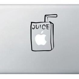 Buy 2 Get 1 Apple Juice Box Vinyl Sticker, Decal..