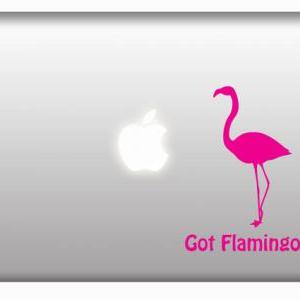 Pink Flamingo Art Macbook Decal Mural Got..
