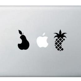 Incredible Logo - Pear, Apple, Pineapple, Fruity For Mac Decal, Vinyl  Sticker - Buy 2 Get 1 Free on Luulla