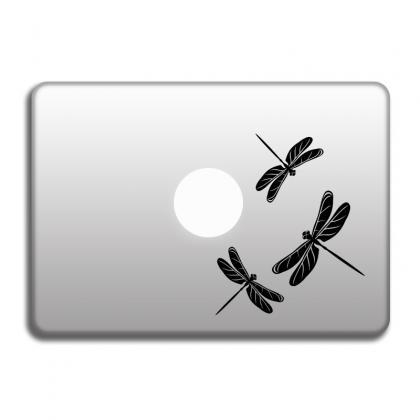 Dragonflies vinyl stickers for lapt..