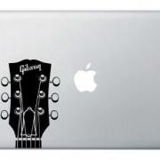 Music Gibson Headstock Guitar Vinyl Decal Many Colors - Buy 2 get 1 Free