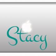 Personalized stickers for macbook and laptops vinyl decal custom name or phrase