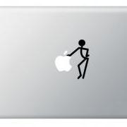 Proud Stick Figure Vinyl Sticker, Decal for Macbook, Macbook Pro, IPad, Laptops