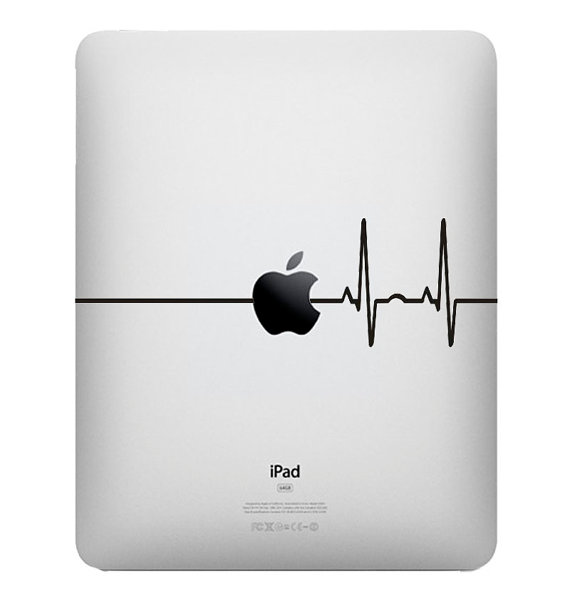 SALE IPad Heart Beat Line Apple - Stickers Macbook , Laptop, IPad Love Decals - Buy 2 get 1 Free