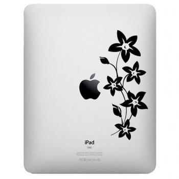 Buy 2 get 1 Free - Blooms Flowers Vinyl Decal for IPad, Tablet Stickers Decals Apple Macbook, Floral